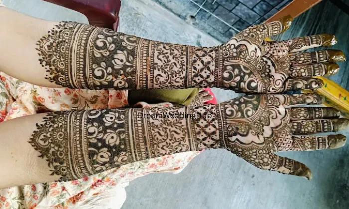 Srivallika mehandi designs